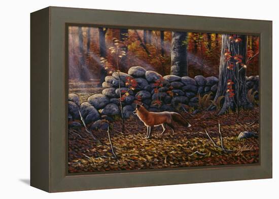 Autumn Reds - Red Fox-Wilhelm Goebel-Framed Premier Image Canvas