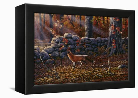 Autumn Reds - Red Fox-Wilhelm Goebel-Framed Premier Image Canvas