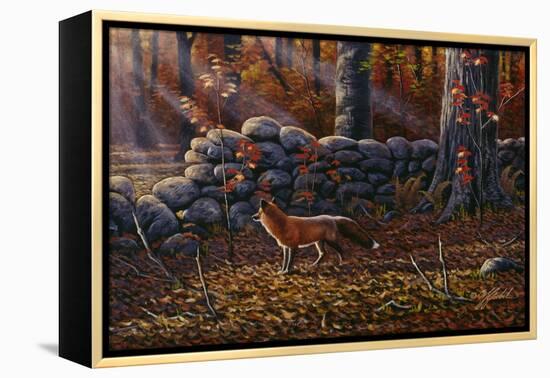 Autumn Reds - Red Fox-Wilhelm Goebel-Framed Premier Image Canvas