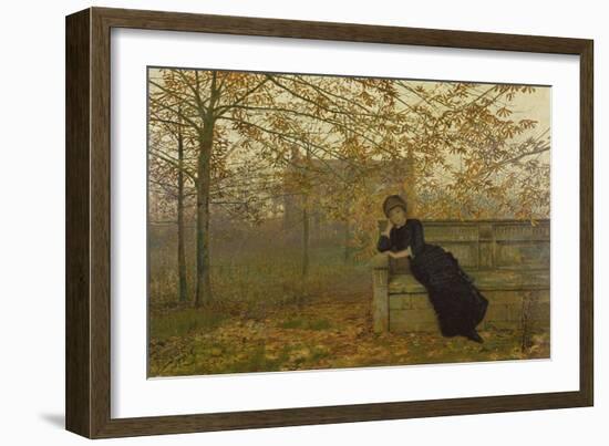Autumn Regrets, 1882-John Atkinson Grimshaw-Framed Giclee Print
