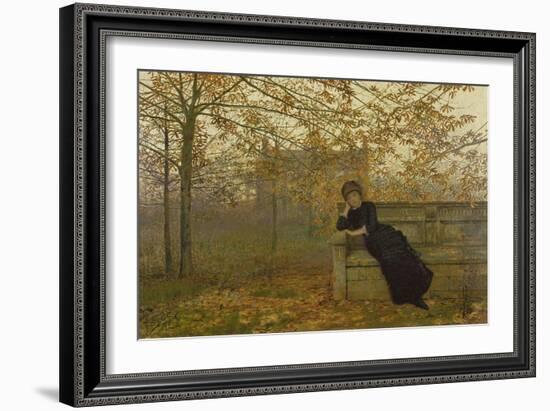 Autumn Regrets, 1882-John Atkinson Grimshaw-Framed Giclee Print