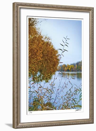 Autumn River 2-Donald Satterlee-Framed Giclee Print