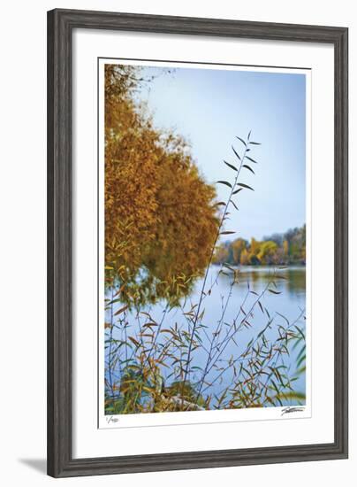 Autumn River 2-Donald Satterlee-Framed Giclee Print