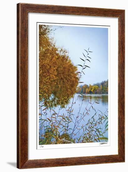 Autumn River 2-Donald Satterlee-Framed Giclee Print