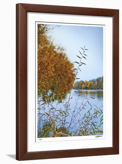 Autumn River 2-Donald Satterlee-Framed Giclee Print