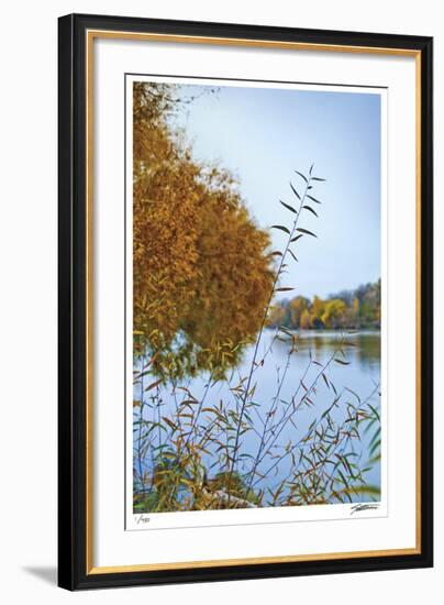 Autumn River 2-Donald Satterlee-Framed Giclee Print