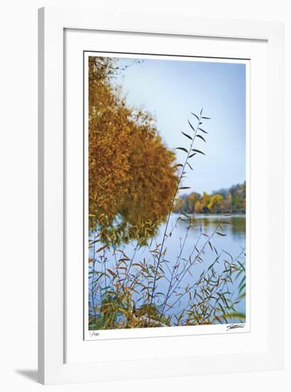 Autumn River 2-Donald Satterlee-Framed Giclee Print