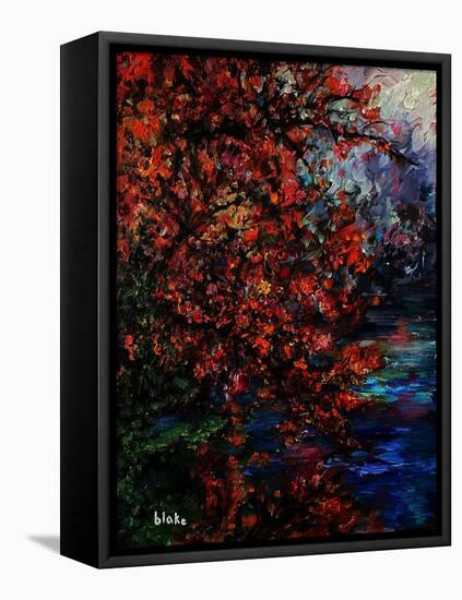 Autumn River, C.2021 (Acrylic on Canvas)-Blake Munch-Framed Premier Image Canvas