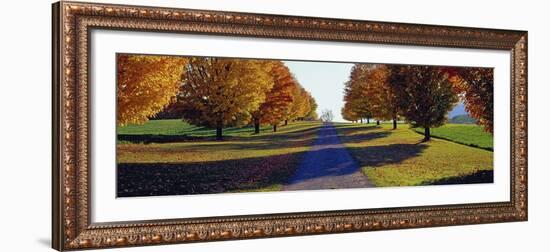 Autumn Road, Storm King Mountain, New York-Richard Berenholtz-Framed Art Print