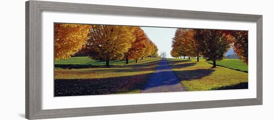 Autumn Road, Storm King Mountain, New York-Richard Berenholtz-Framed Art Print