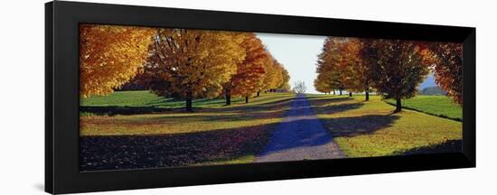 Autumn Road, Storm King Mountain, New York-Richard Berenholtz-Framed Art Print