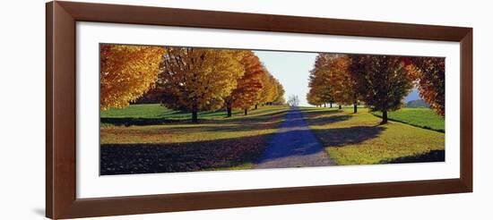 Autumn Road, Storm King Mountain, New York-Richard Berenholtz-Framed Art Print