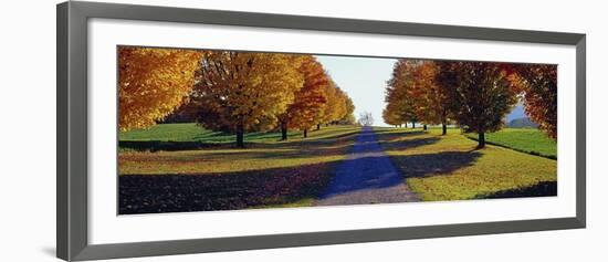 Autumn Road, Storm King Mountain, New York-Richard Berenholtz-Framed Art Print