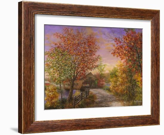 Autumn's Color of Fashion-Nicky Boehme-Framed Giclee Print