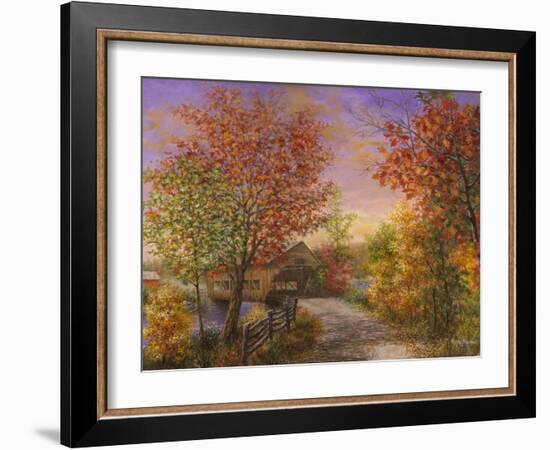 Autumn's Color of Fashion-Nicky Boehme-Framed Giclee Print