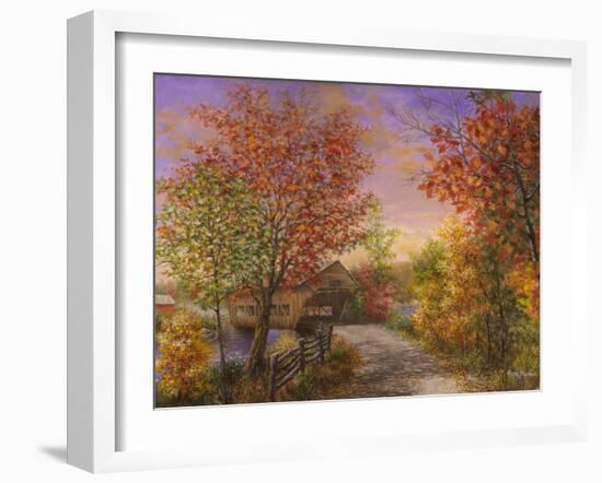 Autumn's Color of Fashion-Nicky Boehme-Framed Giclee Print