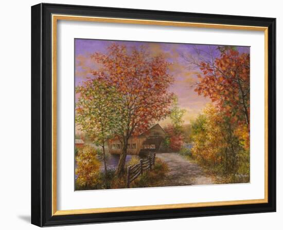 Autumn's Color of Fashion-Nicky Boehme-Framed Giclee Print