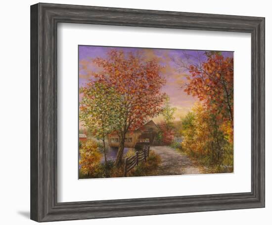 Autumn's Color of Fashion-Nicky Boehme-Framed Giclee Print