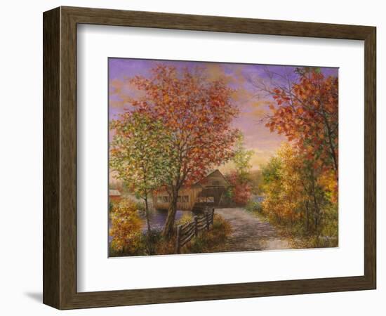 Autumn's Color of Fashion-Nicky Boehme-Framed Giclee Print