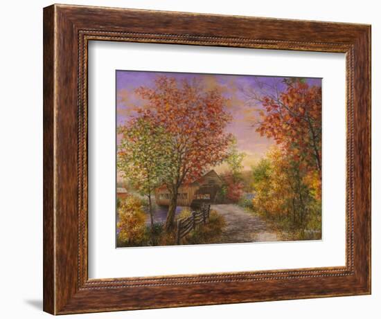 Autumn's Color of Fashion-Nicky Boehme-Framed Giclee Print