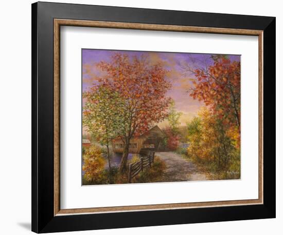 Autumn's Color of Fashion-Nicky Boehme-Framed Giclee Print