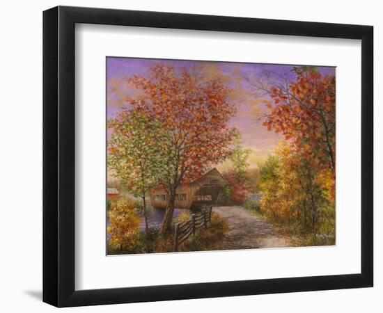 Autumn's Color of Fashion-Nicky Boehme-Framed Giclee Print