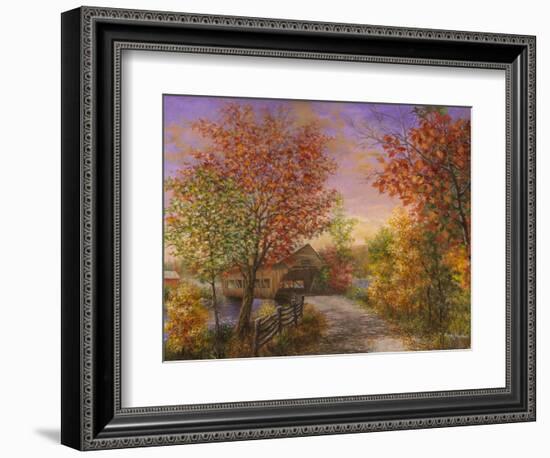 Autumn's Color of Fashion-Nicky Boehme-Framed Giclee Print