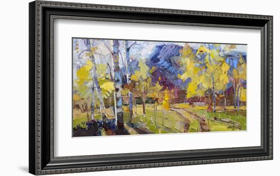 Autumn’s Welcome-Robert Moore-Framed Art Print