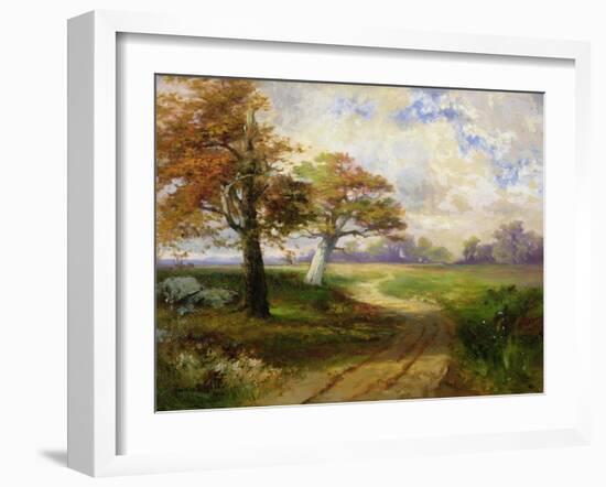 Autumn Scene, 1902-Thomas Moran-Framed Giclee Print