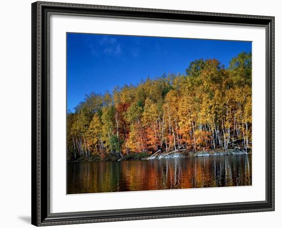 Autumn Scene in Northern Ontario, Canada-null-Framed Photographic Print