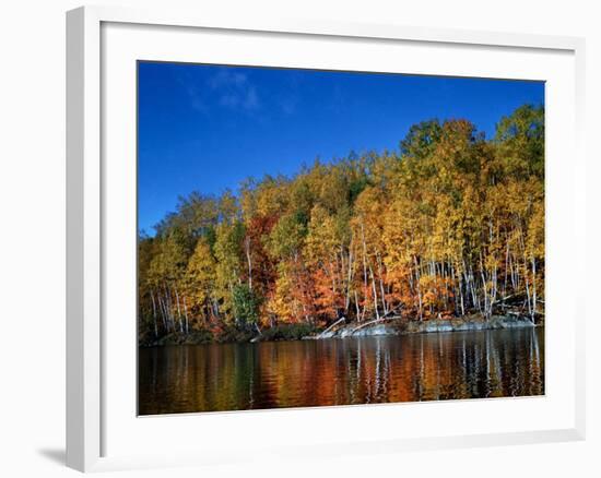 Autumn Scene in Northern Ontario, Canada-null-Framed Photographic Print