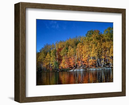 Autumn Scene in Northern Ontario, Canada-null-Framed Photographic Print