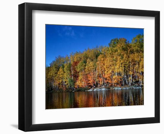 Autumn Scene in Northern Ontario, Canada-null-Framed Photographic Print