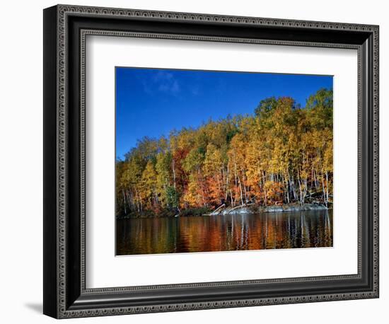 Autumn Scene in Northern Ontario, Canada-null-Framed Photographic Print