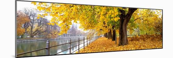 Autumn Scene Munich Germany-null-Mounted Photographic Print