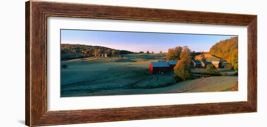 Autumn Scene of Vermont Farm-null-Framed Photographic Print