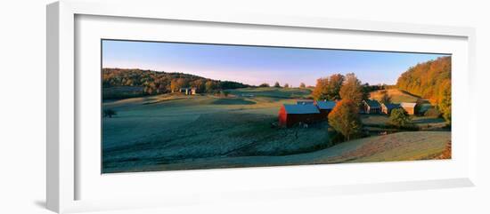 Autumn Scene of Vermont Farm-null-Framed Photographic Print