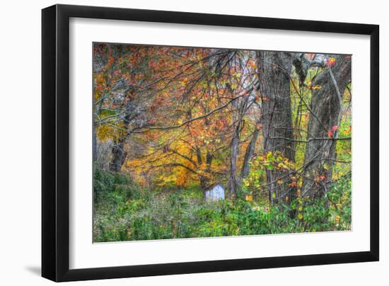 Autumn Shed-Robert Goldwitz-Framed Photographic Print