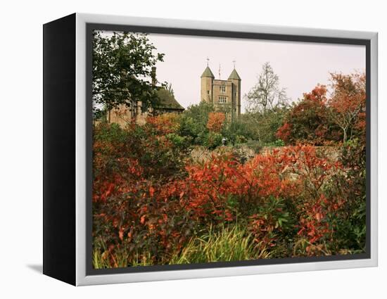 Autumn, Sissinghurst Castle, Kent, England, United Kingdom-John Miller-Framed Premier Image Canvas