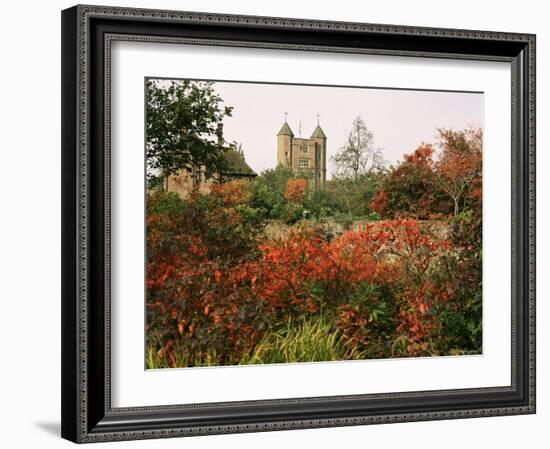 Autumn, Sissinghurst Castle, Kent, England, United Kingdom-John Miller-Framed Photographic Print