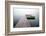 Autumn. Small Pier with Boats on Lake in Cold Still Foggy Morning-Eugene Sergeev-Framed Photographic Print