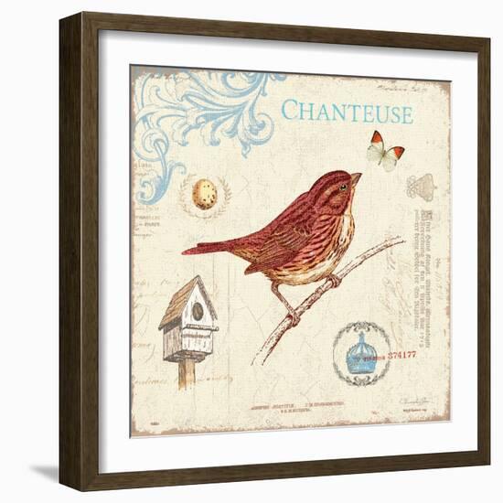 Autumn Songbird-Christopher James-Framed Art Print