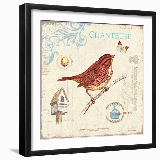 Autumn Songbird-Christopher James-Framed Art Print