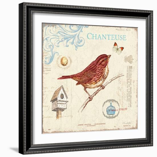 Autumn Songbird-Christopher James-Framed Art Print