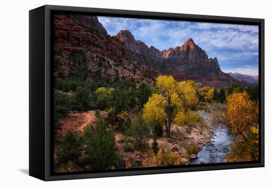 Autumn Southwest Zion National Park, Utah-Vincent James-Framed Premier Image Canvas