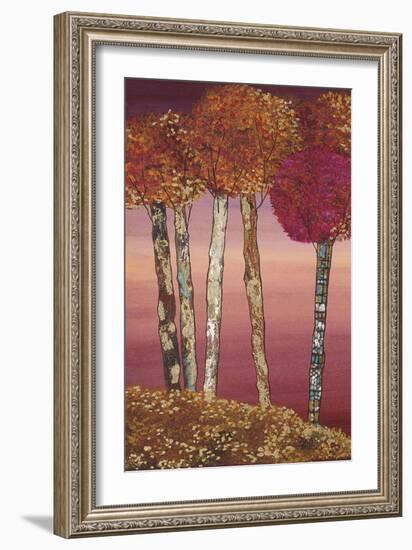 Autumn Spice Equinox Panel 1-Colleen Sarah-Framed Art Print