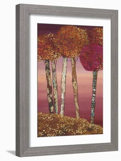 Autumn Spice Equinox Panel 1-Colleen Sarah-Framed Art Print