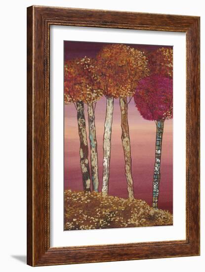 Autumn Spice Equinox Panel 1-Colleen Sarah-Framed Art Print