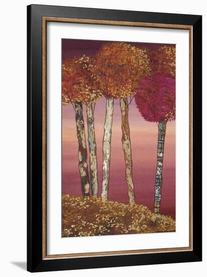 Autumn Spice Equinox Panel 1-Colleen Sarah-Framed Art Print