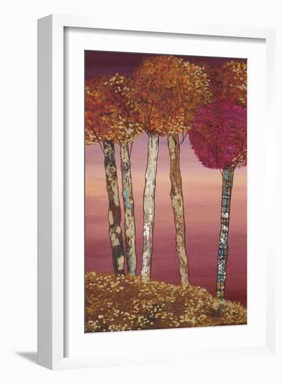 Autumn Spice Equinox Panel 1-Colleen Sarah-Framed Art Print